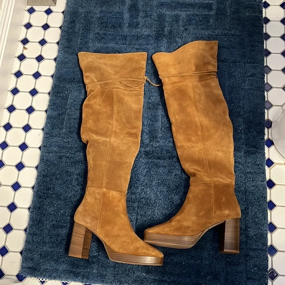 New Free People Echo Platform Over-The-Knee Boots size 8